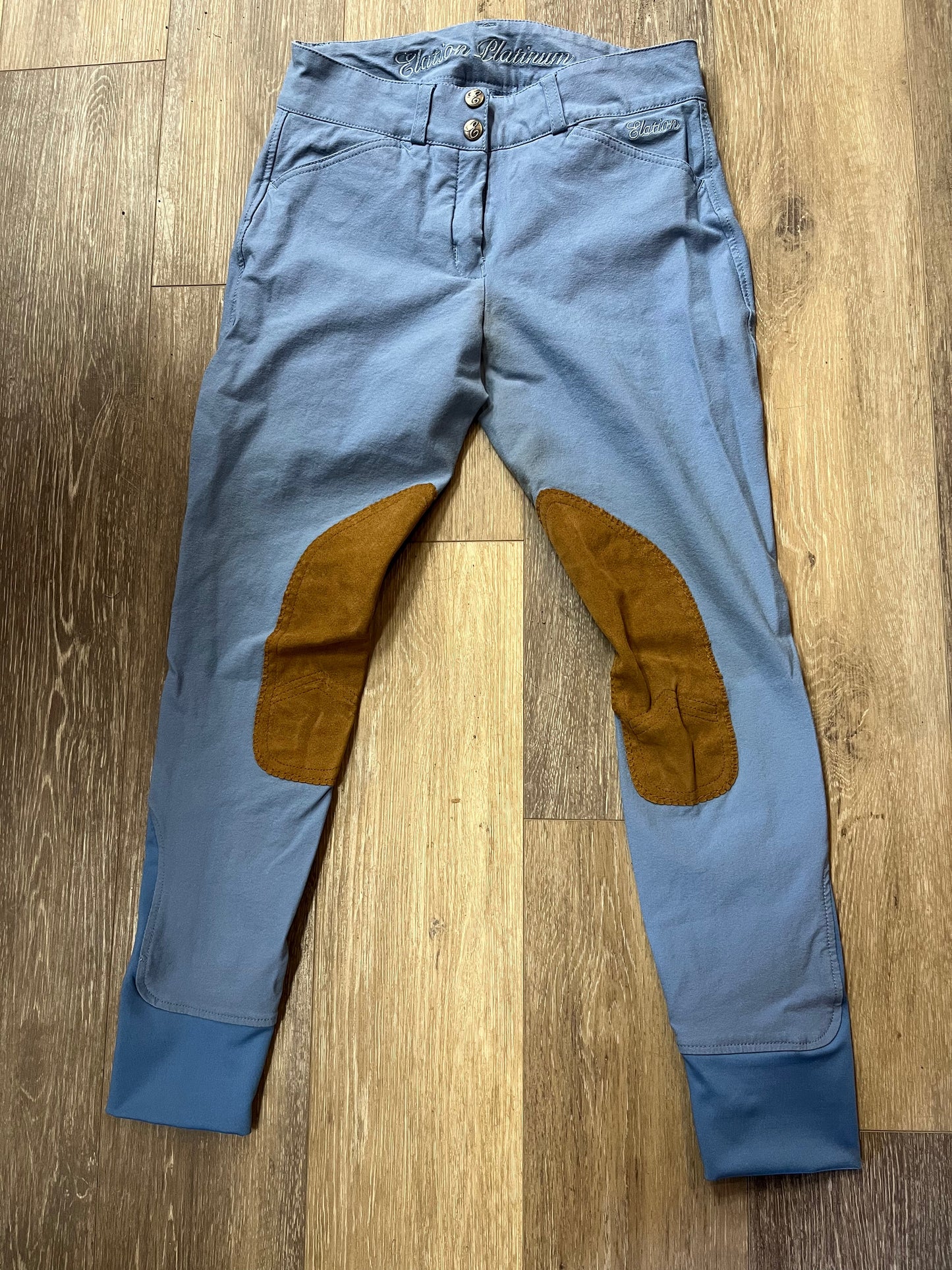 Consignment Elation Knee Patch Breech 26R-Blue