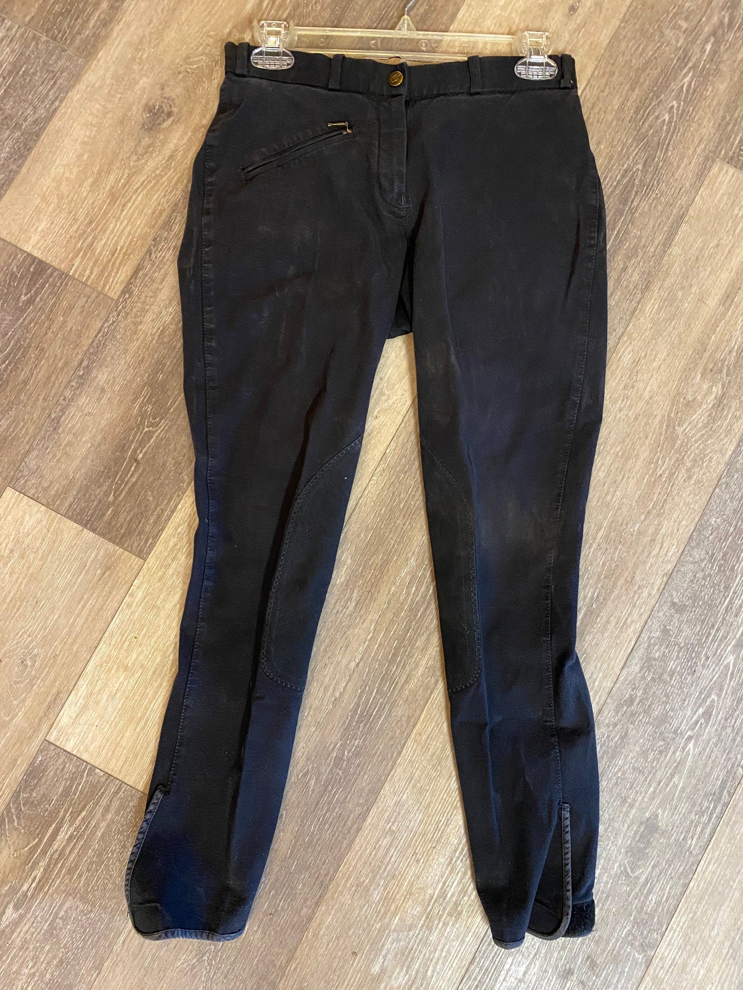 Consignment Elation Black Knee Patch Breeches 26