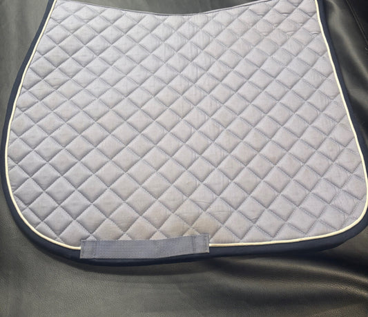 blue saddle pad